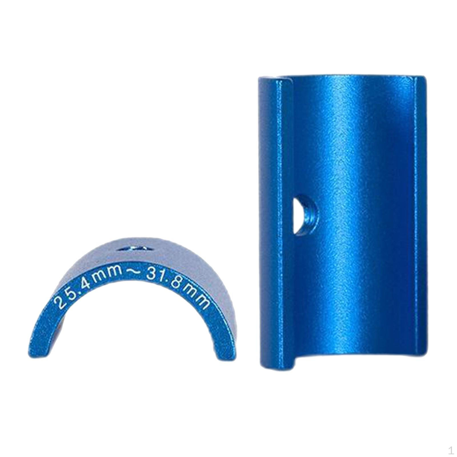 - 31.8mm Stem Reducer Bike Handlebar Shim Spacer Replacements Parts синий
