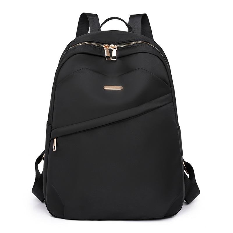Lightweight oxford cloth backpack women's new fashion versatile large capacity travel student 14 inch computer backpack