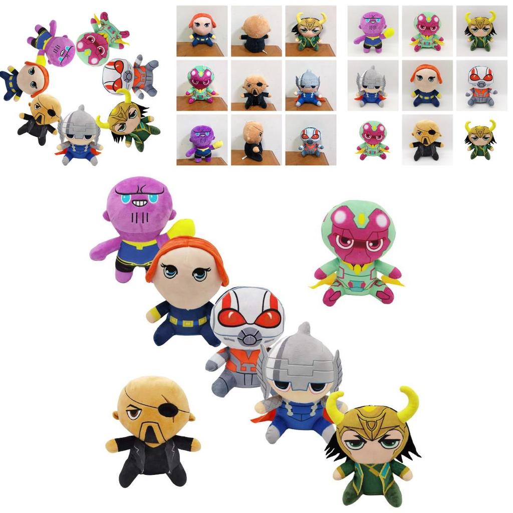 Avengers Plush Toy Set With Ant-man, Iron Man, Loki, Thor, And More!