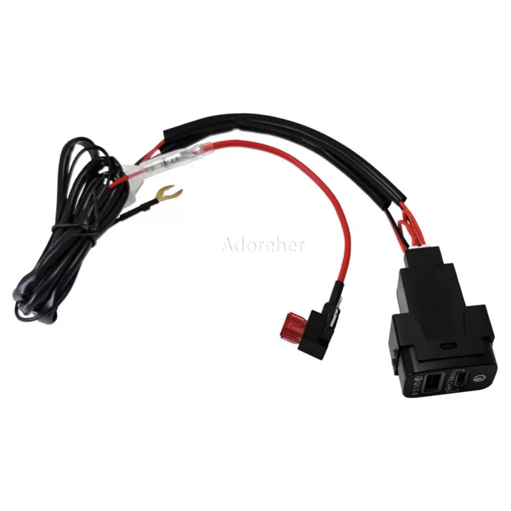 For Mitsubishi Auto Pajero LANCER EX LANCER Strength Dazzle Outlander PD Car Charger QC3.0 Dual Fast Charger