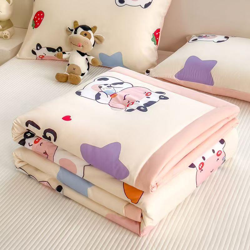 Klimatizační přikrývka šetrná k pokožce Single Double Summer Cool Quilt Jarní a podzimní tenká přikrývka