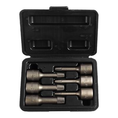 6Pcs 3/8 Screw Extractors Drill Set Extractors Bolt Set Slip Teeth Damaged Broken Bolt Removers Repair Demolish Tool