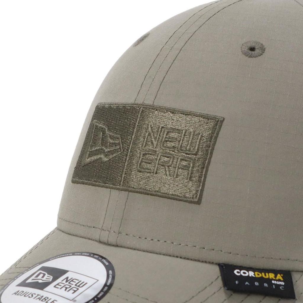 New Era Outdoor Cap, Cordura Organic Cotton, Box Logo, Gray, Free Size, OD 4940, DC Cordura Org Rip Gray, 14392294, NER36O6310