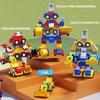 Non-Toxic Large Particle Building Blocks Car Engineering Traffic Vehicle Excavator Assemble Education Children Toy Diy Bricks Toy