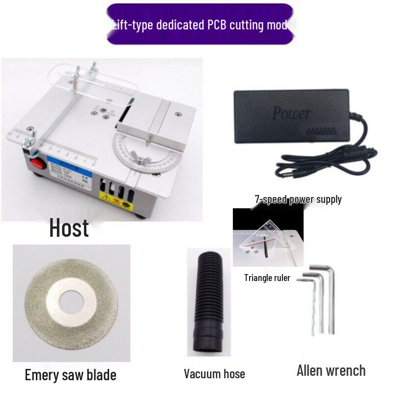 Mini Table Saw Multifunctional Electric Cutter for Woodworking, Acrylic, and PCB