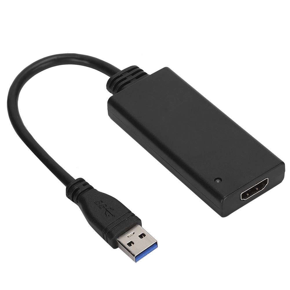 USB 3.0 to HDMI 1080P HD Video o Converter Adapter for Windows 7810Mac OSBlack USB3.0