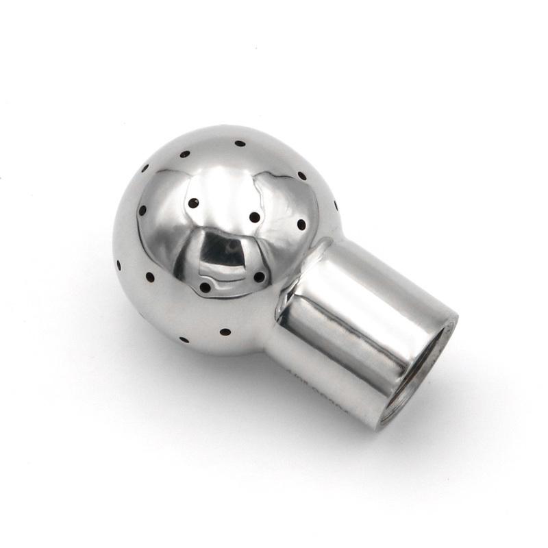 BSP-Innengewinde 1/2"3/4"1" Edelstahl SUS304 Reinigungsballkopf CIP Festes Sprühwaschfitting Homebrew Sanitär Dn15 20