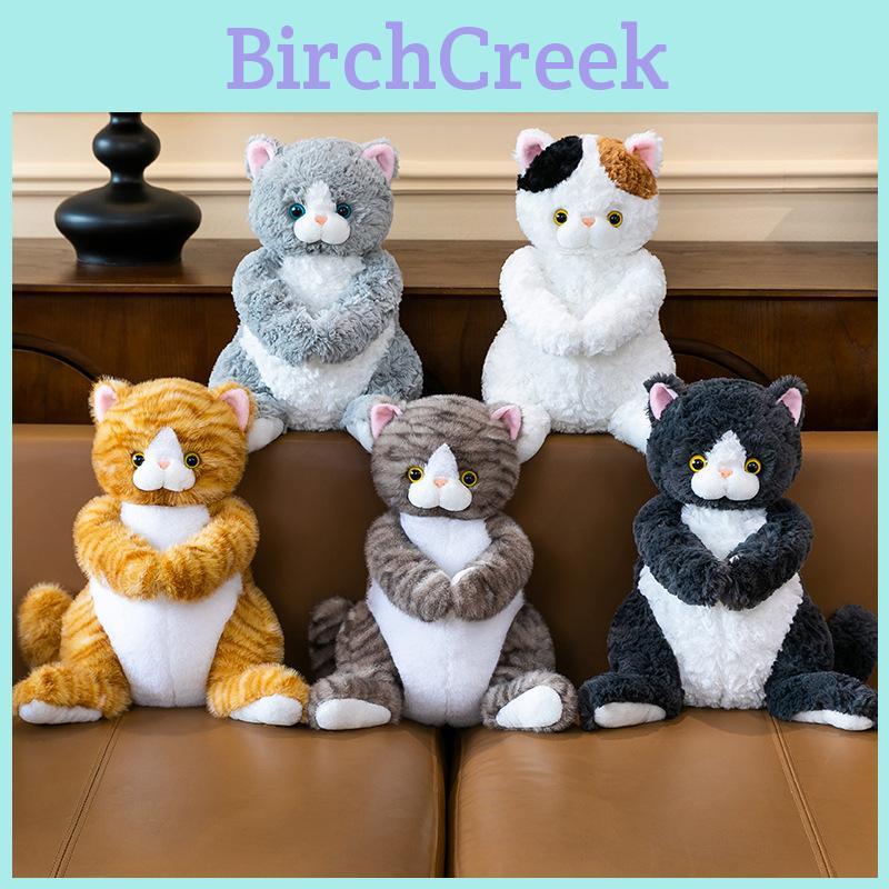 Plush Cat Toy Pillow With Pp Cotton Fill For Girls And Kids Comfort