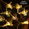 LED Holiday String Lights: Reindeer, Snowflake, and Star Design for Festive Outdoor Decor