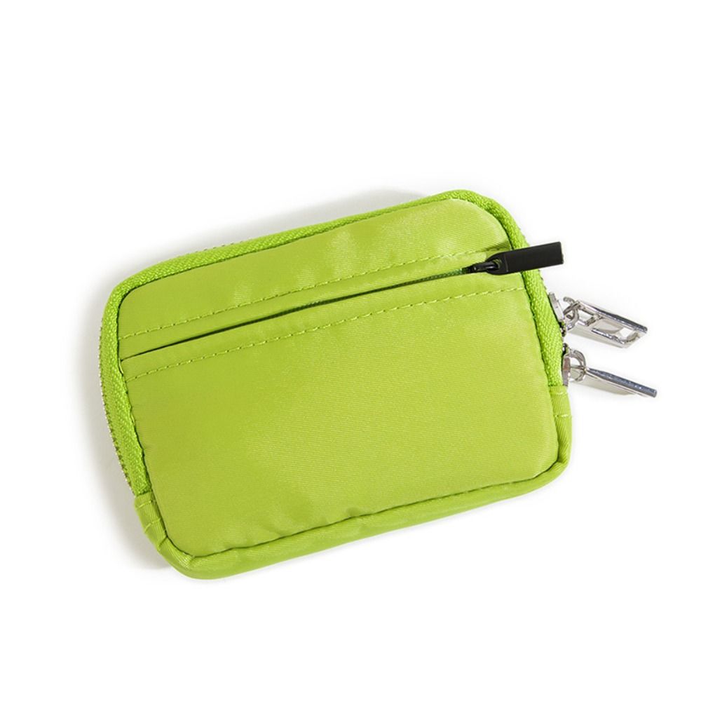 Portable Nylon Coin Purse RFID Anti-theft Mini Earbuds Storage Bag Practical Men Wallet  Travel