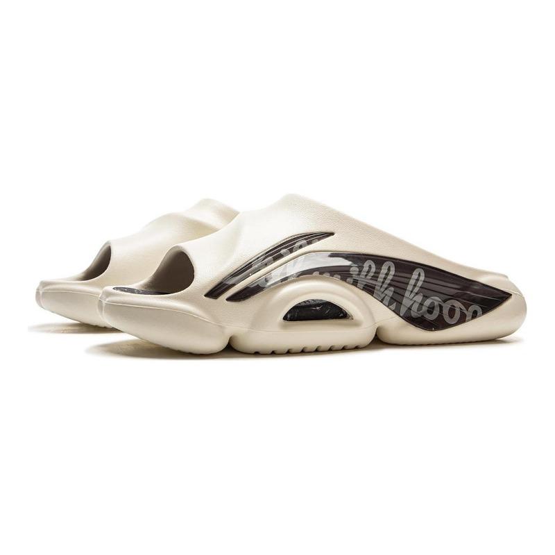 LiNing BADFIVE SLIDE OG men slide slippers beige breathable lightweight ABTV007-1 41