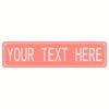1pc Custom 4x16 Inch Aluminum Street Sign Personalized Text Home Wall Art Indoor Outdoor Decor