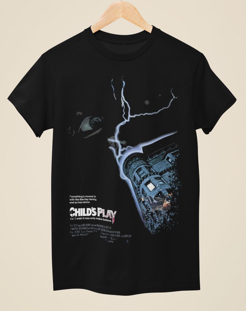Childs Play - Movie Poster Inspired Unisex Black T-Shirt Unisex T-Shirt L