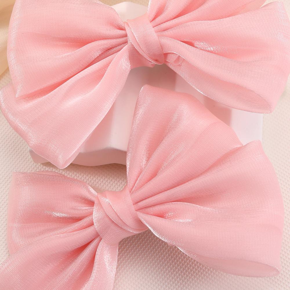 2 Stück Perlmutt Schleife Haarspange Glitzernde Glänzende Haarnadel für Mädchen Kinder Koreanischer Stil Kopfschmuck Accessoires Schule Täglich Party Geschenk