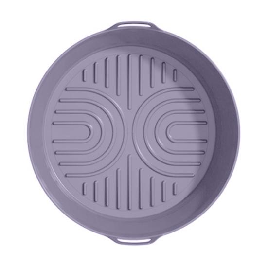 Silicone Air Fryer Liner Round Square Foldable Mat for Baking Food-Grade Basket Non-Stick Heat Resistant Air Fryer Accessories