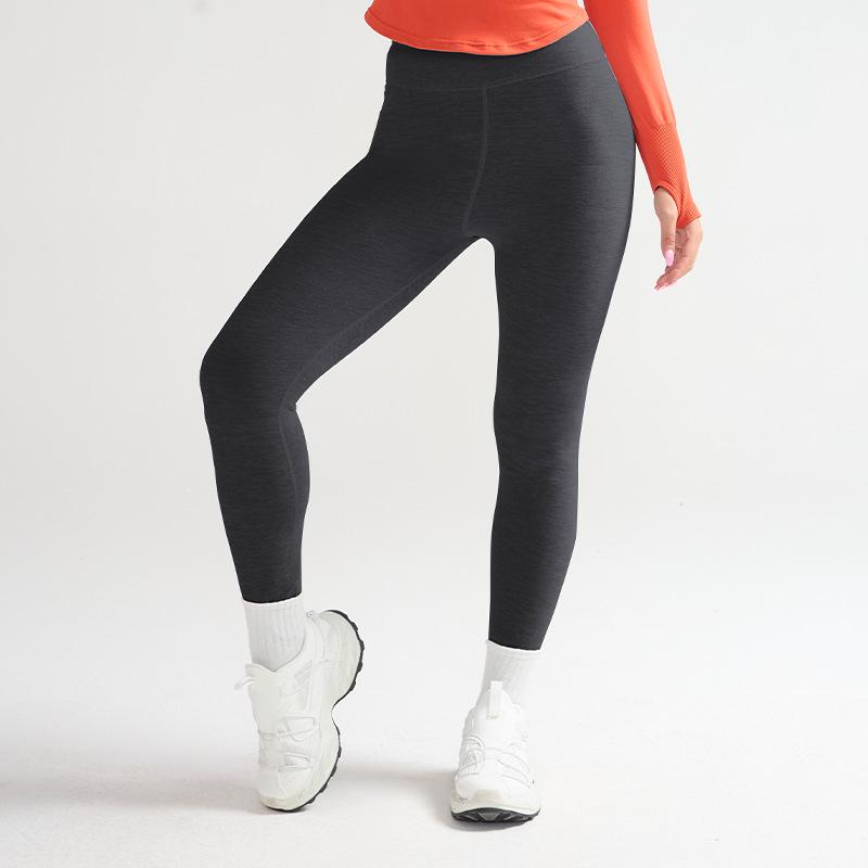 Women's High-Waist German Velvet Fleece-Lined Yoga Leggings – Warm, Elastic, and Hip-Lifting for Autumn/Winter