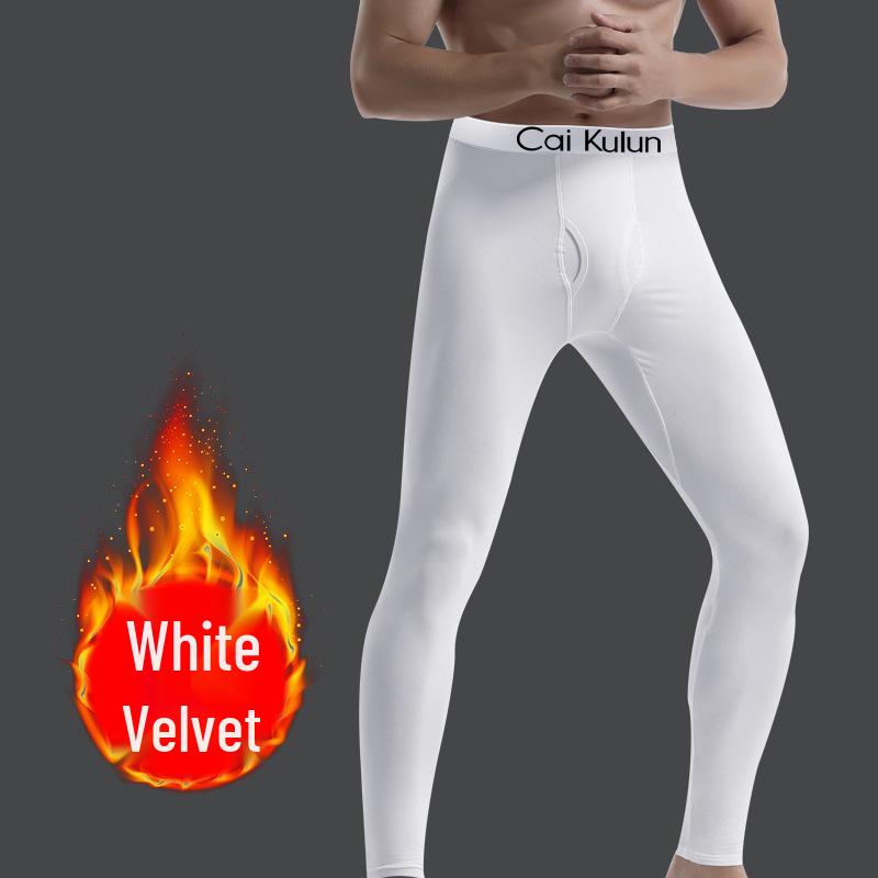 Pantalones de Capa Base de Otoño para Hombre Talla Grande con Forro Polar - Gruesos, Cálidos y Elegantes