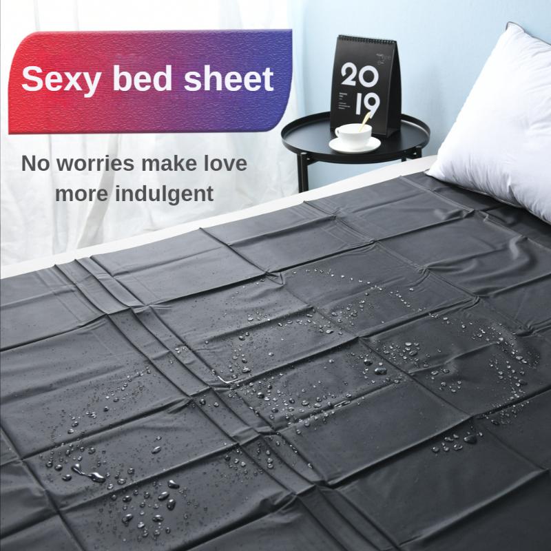 BDSM Waterproof Adult Sex Bed Sheets For Sex Game Lubricants Waterproof Bed Cover Couple Flirt Wetlook Bondage Wet Play Sex
