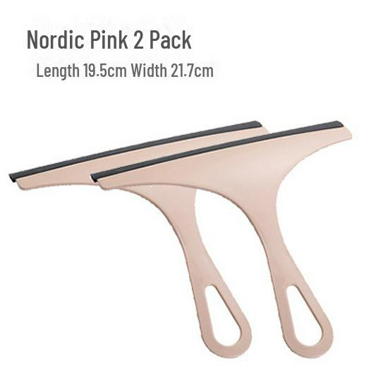 Silicone Glass & Mirror Cleaner: Household Countertop, Bathroom & Window Scraper Tool