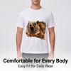 Funny Screaming Squirrel 3D All Over Print Men's Crew Neck T-Shirt