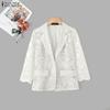 ZANZEA Women Summer Fashion See-Through Lace Cardigan Blouse