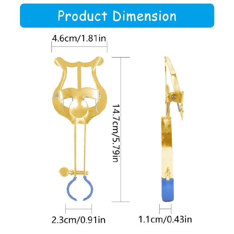 Hudební stojánek na trubku Klip na noty pro trubku a trombon Svorka na noty pro trubku (lyra) Klip na hudební knihu Příslušenství pro hudební nástroje