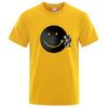Summer Men's T-shirt Cotton Funny Spaceman Printing Casual Loose O-neck Men Short Sleeve T-shirt Male Tee Tops