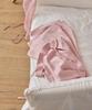 Leondeondada Glossy Satin Long Skirt, Soft Pink