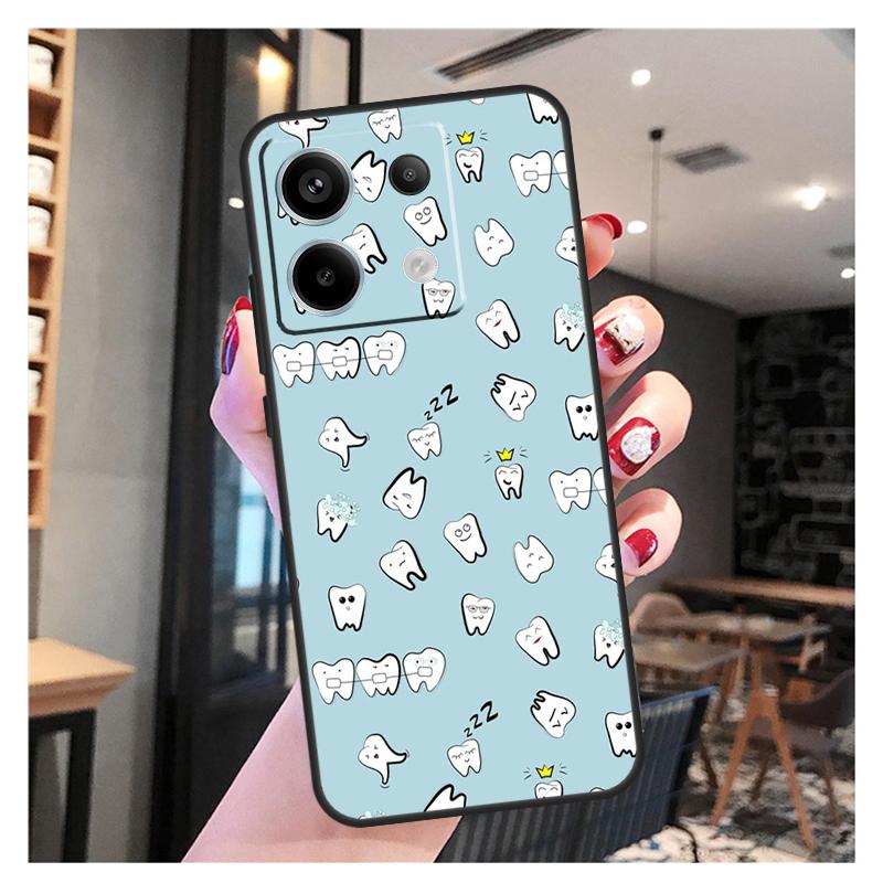 Dentist Dental Tooth Nurse Case For Xiaomi Redmi Note 13 Pro 12 11 9 10 12S 11S 10S 9S Redmi 13 12 10C 12C 13C Cover