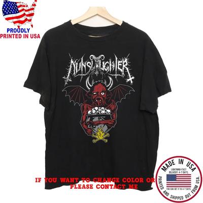 Ny Populär NUNSLAUGHTER t-shirt Herr Herr T-shirt Unisex T-shirt