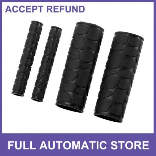 1 1/8  / 29mm Motorcycle Hand Grips Cover Kit Handlebar Grips Black