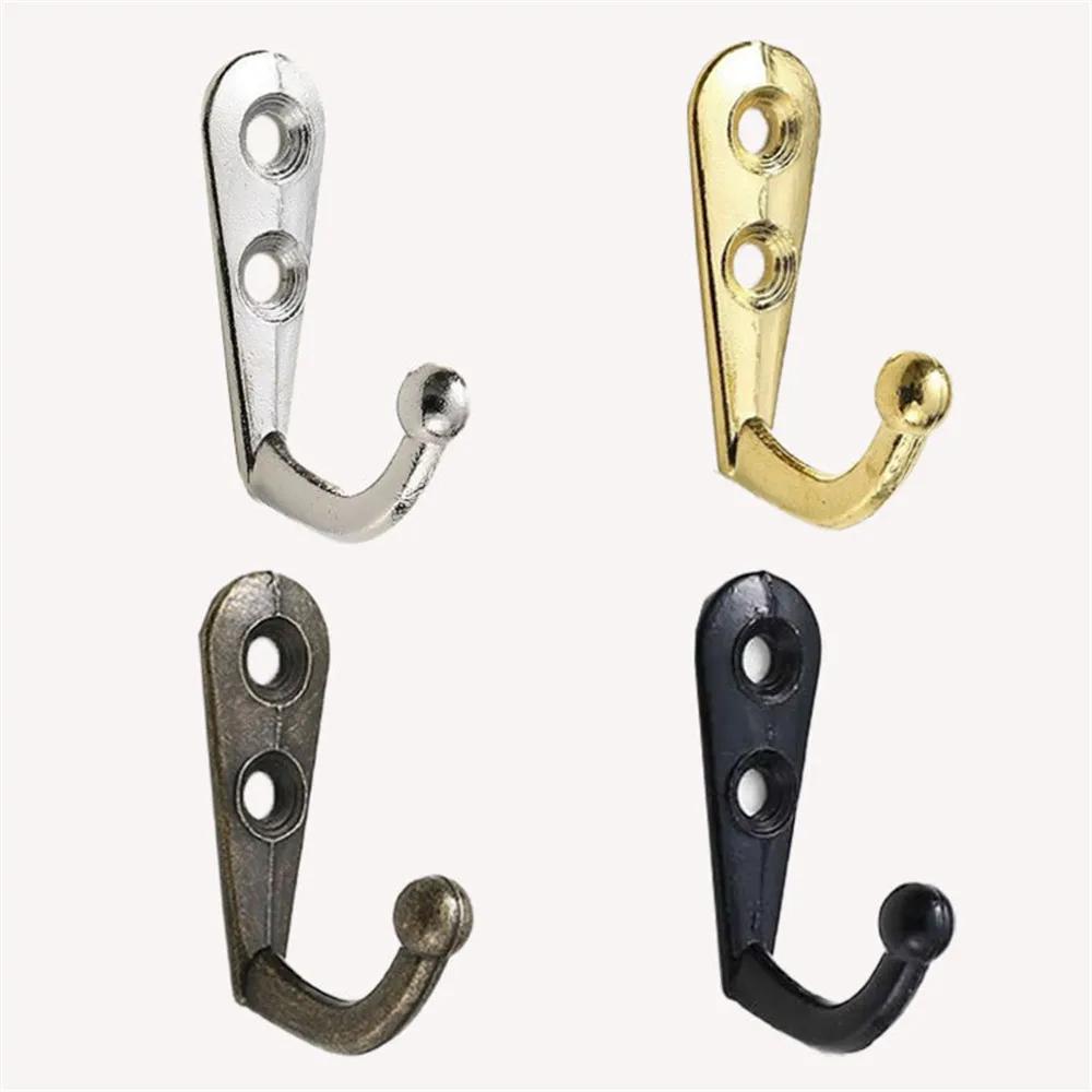 Hot Sale 10pcs Antique Hooks Small Wall Hanger Buckle Horn Lock Clasp Hook Hasp Latch For Wooden Jewelry Box Furniture Hardware