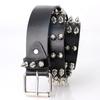 Goth Style Punk Belt Retro Needle Buckle Belt Fashion Rivet Belt for Men and Women