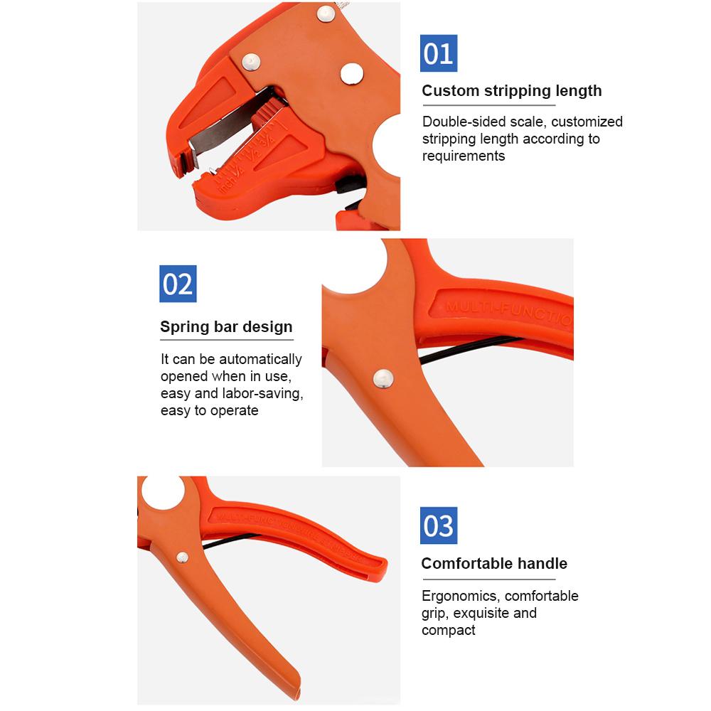 Duckbill Wire Stripper Single Wire Hawkbill Automatic Wire Stripper Wire Stripper Tool 2mm-20mm Adjustment