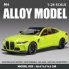 1/24 Scale BMW M4 Sport Alloy Car Model Simulation Diecast Toy Vehicle Collection Home Decor Children Boy Birthday Gift Toy Car