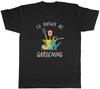 Id Rather be Gardening Garden Mens Unisex TShirt Tee Gift