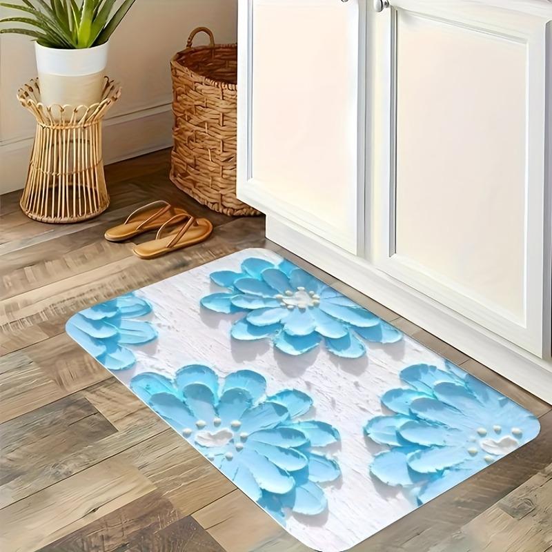 

1PC Nebula inspired motif Kitchen Rug Non-Slip Door Mat Pop design Bathroom Rug Bath Mat Carpet for Home Sink Laundry Decor 400MMx600MM