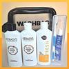 6-Piece Travel Toiletry Set with Black Pouch