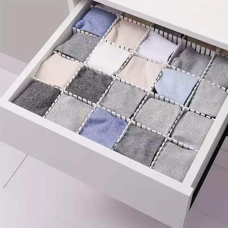 Drawer Divider Adjustable Household Storage Cabinet Combination Cosmetic Underwear Socks Sundries Drawer Organizer Tool