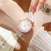 Stylish Watch with Matching Pendant Necklace Chain Bracelet Rings Butterfly Studs Earrings Jewelry Set Alloy Texture