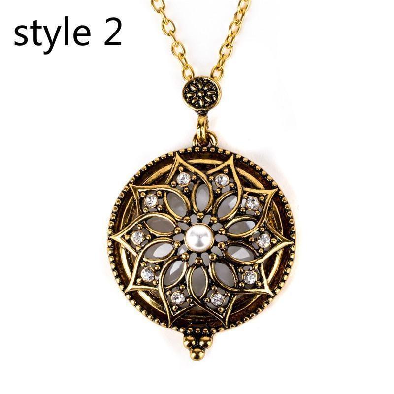 

Полая ретро винтажная цепочка увеличительное стекло новое ожерелье кулон подарок бабушке дедушке 2