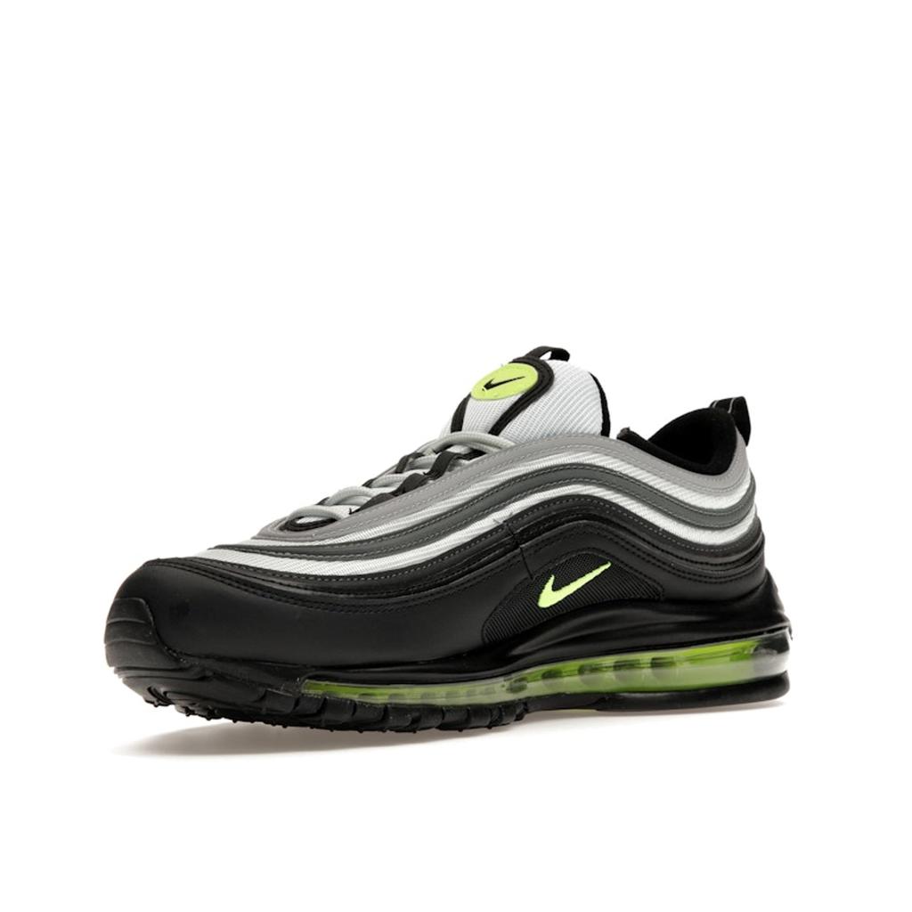 Nike Air Max 97 Icons - Neon Herren-Sneaker Schwarz Pure-Platinum Weiß DX4235-001
