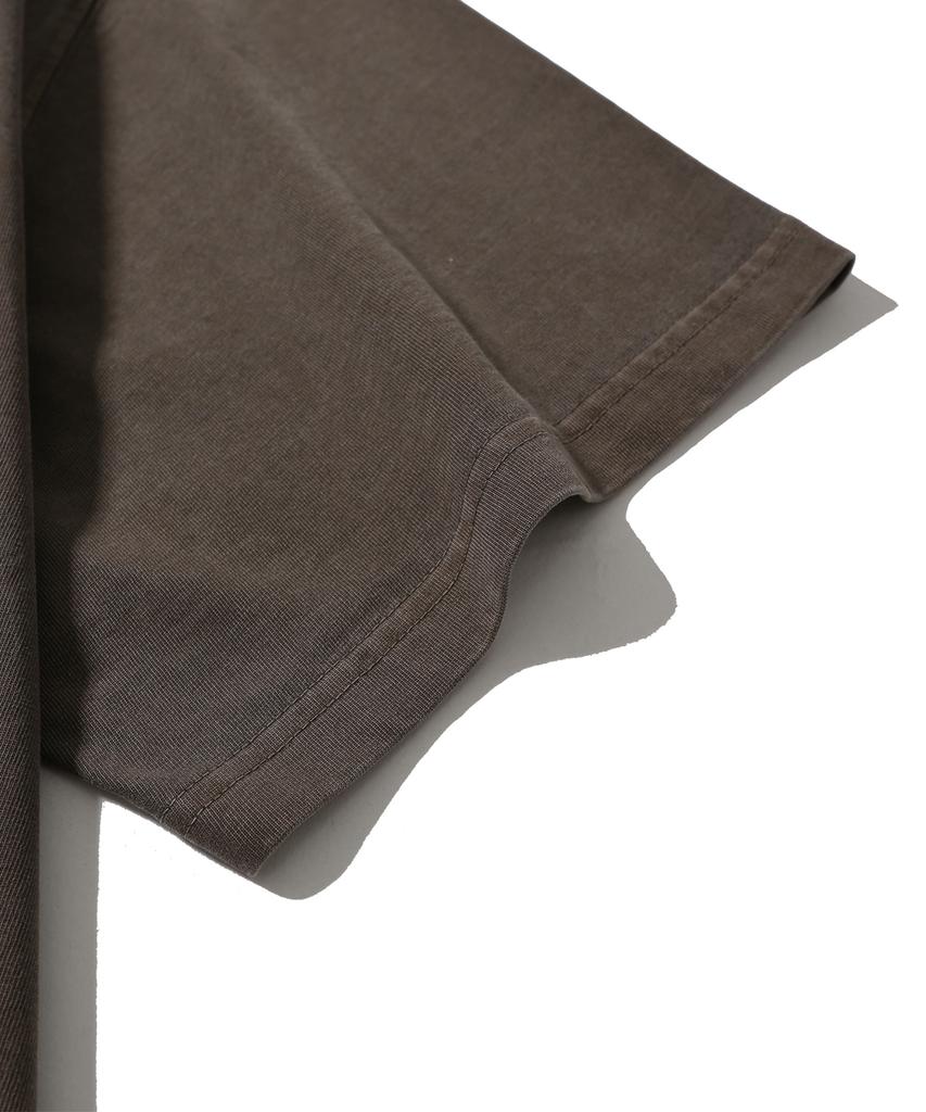 Haebeuopeudyuti Dyed Pocket Half Sleeve Tee (Mocha)