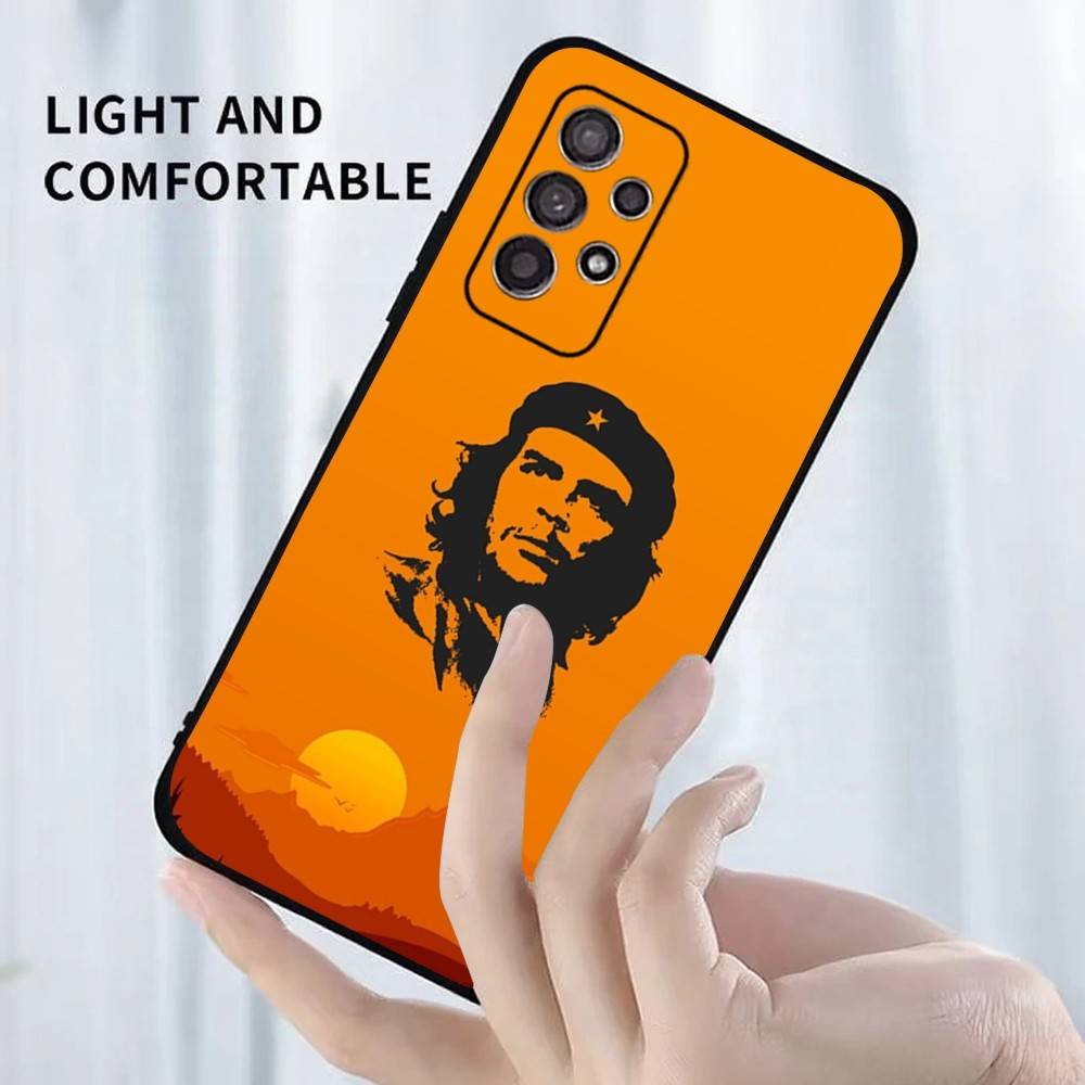 Che G-Guevara ES Phone Case For Samsung S25,S24,S23,S22,S21,S20,S10,Ultra,Plus,Lite,FE,Soft Silicone Black Cover