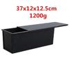Black Non-Stick Bread Loaf Meatloaf Pan Box With Lid Iron Toast Mold Kitchen Bakeware Bread Loaf Pate Toast Cakes Baking