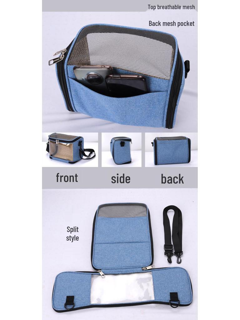Transparent Portable Parrot Bird Cage Handbag - Pet Supplies Crossbody Bag