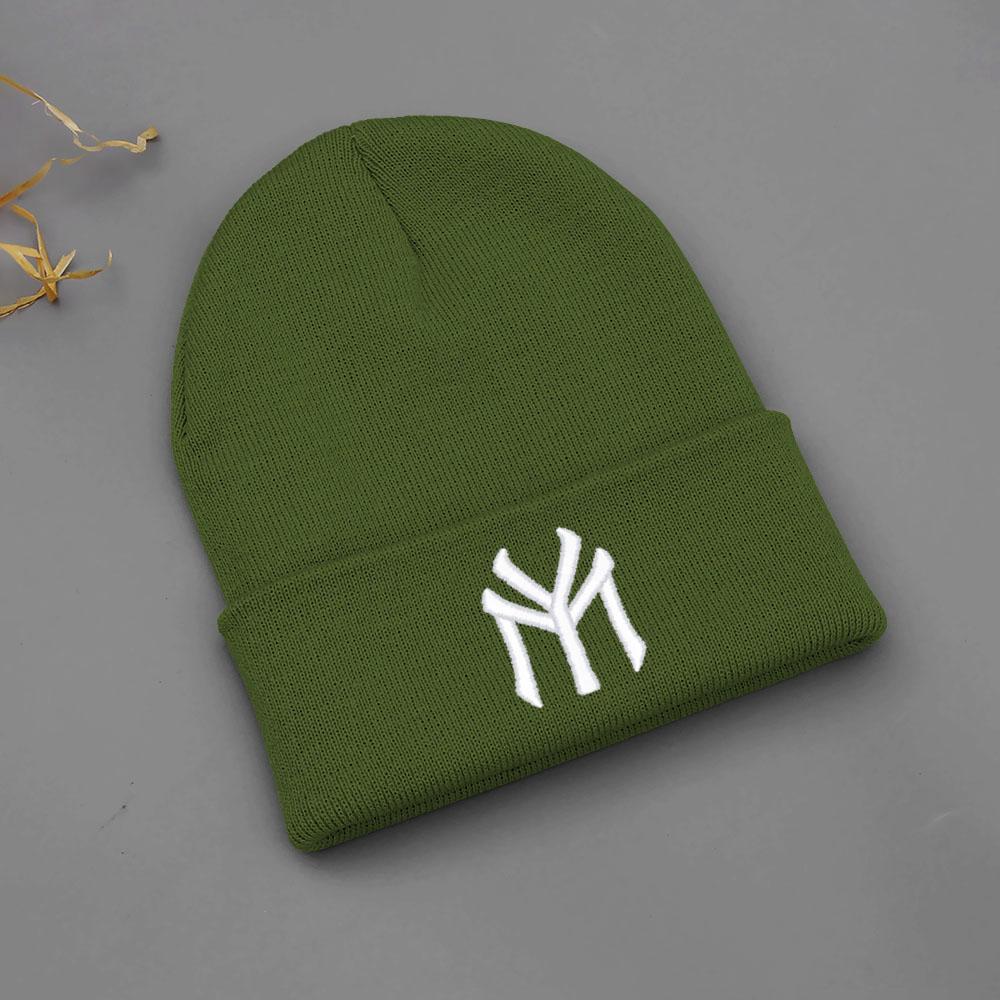 Winter Warm Beanie Hats For Women Men Letter MY Embroidery Knit Hat Unisex Cold Ski Hat Dropshipping Wholesale