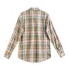 Women's long-sleeve plaid shirt 2026 new Korean style fashion design slim casual top