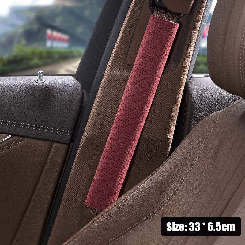 Car Seat Belt Cover Suede Safety Belt Shoulder Cover Protection Pad For Tesla Model 3 Model S Model Y Universal Accessories