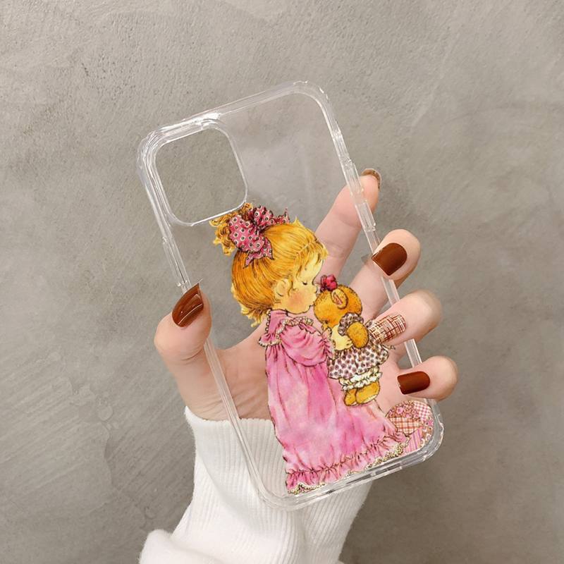 

Sarah Kay Little Girl Phone Case for iphone 13 11 12 pro XS MAX 8 7 6 6S Plus X 5S SE 2020 XR case iphone 7 or 8